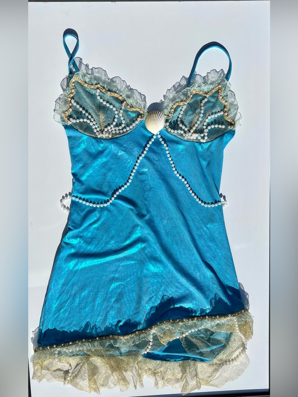 Women’s Mermaid Halloween Costume Cosplay Mythical Fairy Goddess Ocean